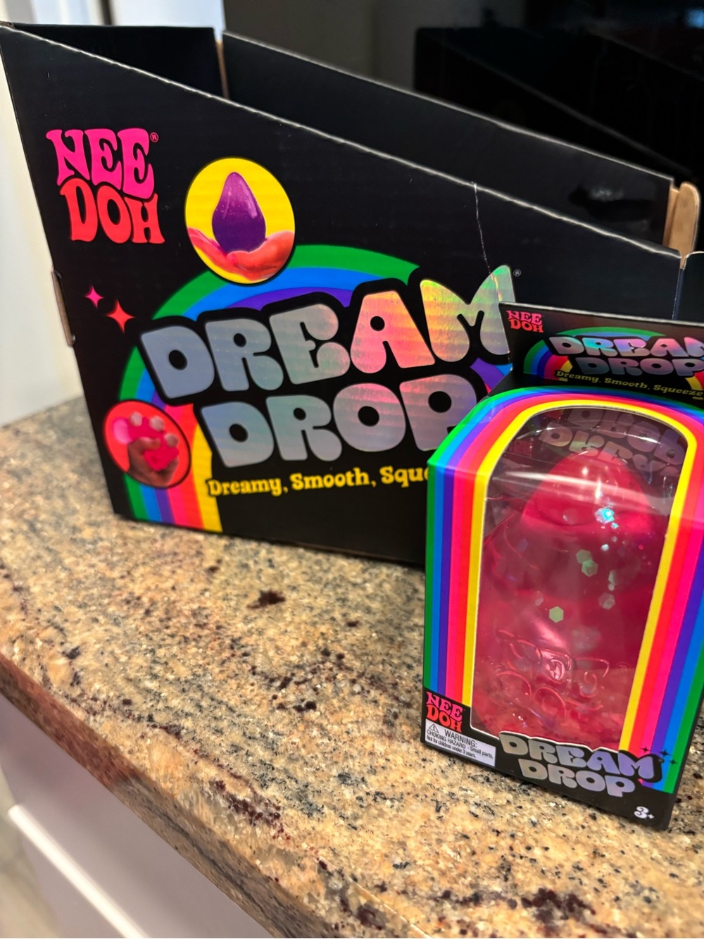 Dream Drop Pink Sensory Squishy Toy
